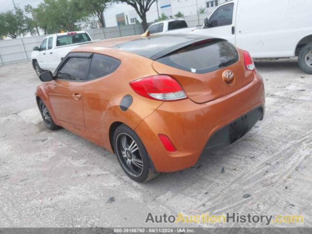 HYUNDAI VELOSTER BASE W/BLACK, KMHTC6AD3DU141812