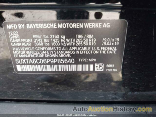 BMW X5 PHEV XDRIVE45E, 5UXTA6C06P9P85640