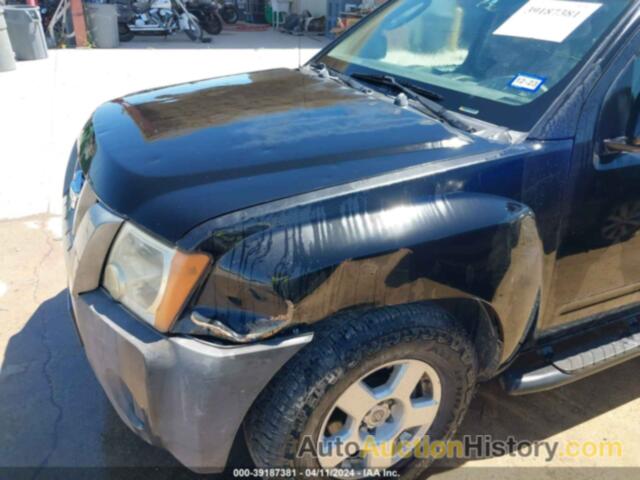 NISSAN XTERRA S, 5N1AN08U07C527344