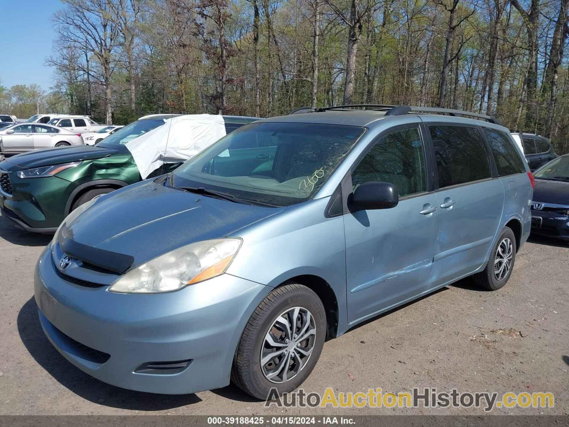 TOYOTA SIENNA LE, 5TDZK23C08S106704