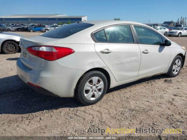 KIA FORTE LX, KNAFK4A66E5100450