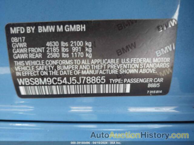BMW M3 CS, WBS8M9C54J5J78865