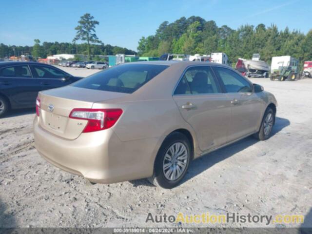 TOYOTA CAMRY LE, 4T1BF1FK4CU141457