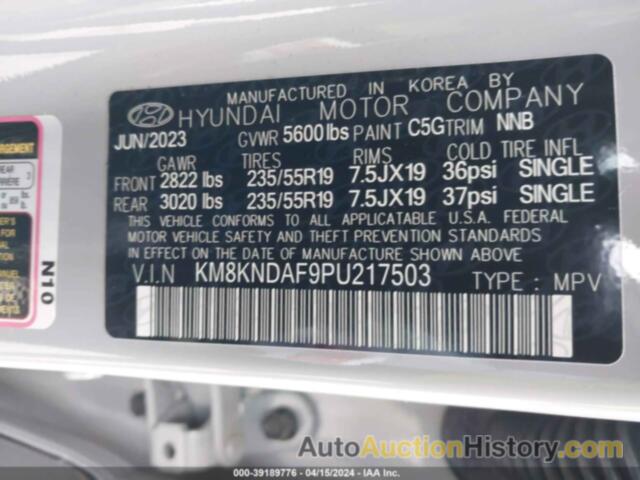 HYUNDAI IONIQ 5 SEL, KM8KNDAF9PU217503