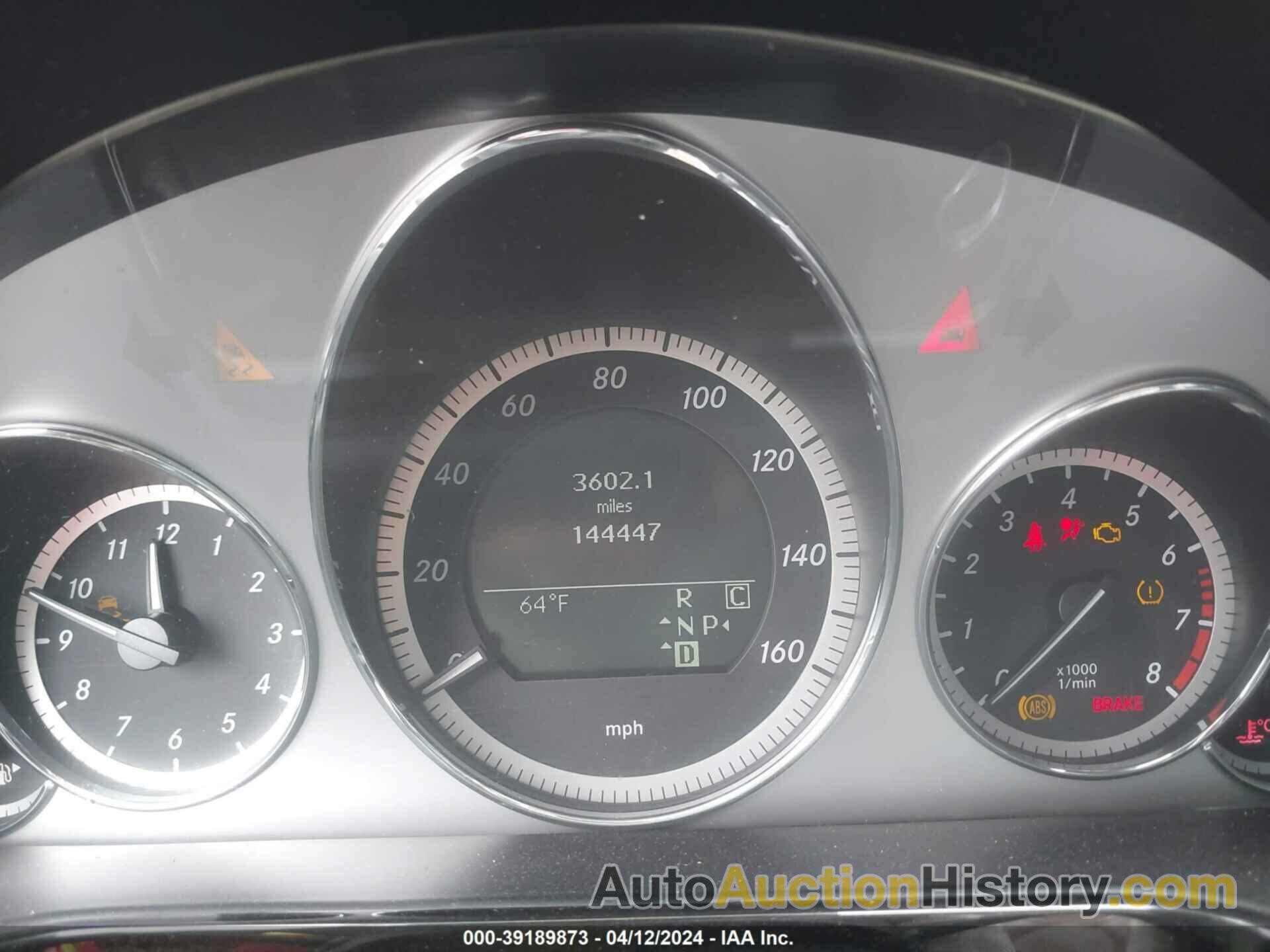 MERCEDES-BENZ E 350, WDDHF5GB4AA053047