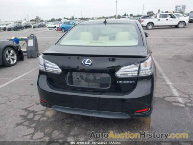 LEXUS HS 250H, JTHBB1BA0B2047761