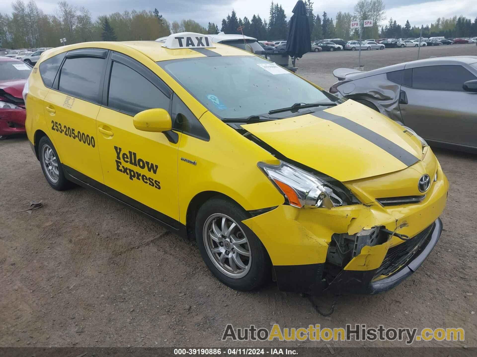 TOYOTA PRIUS V THREE, JTDZN3EU7D3198330