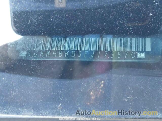 BUICK ENCLAVE LEATHER, 5GAKRBKD5FJ175570