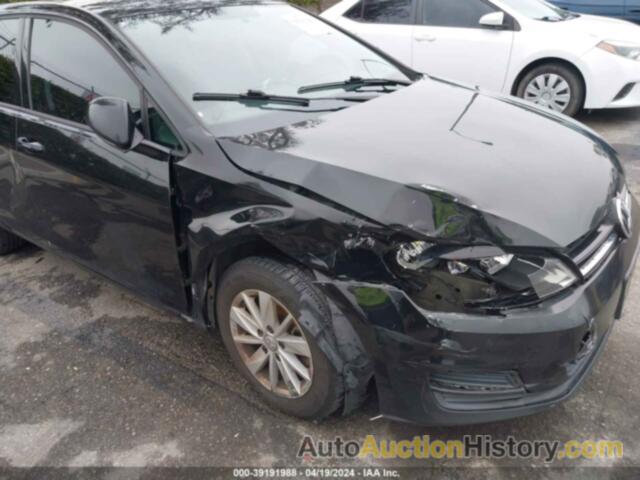 VOLKSWAGEN GOLF TSI S 4-DOOR, 3VW117AU9GM005083