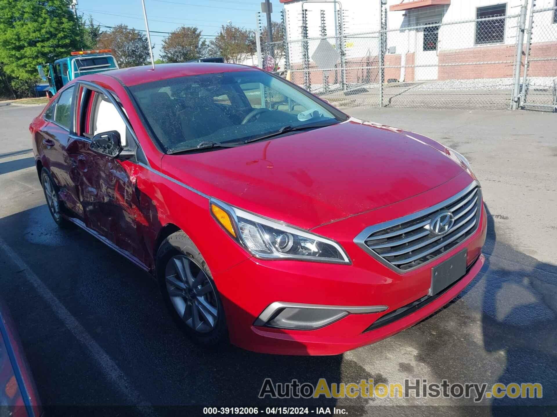 HYUNDAI SONATA SE, 5NPE24AFXHH549259