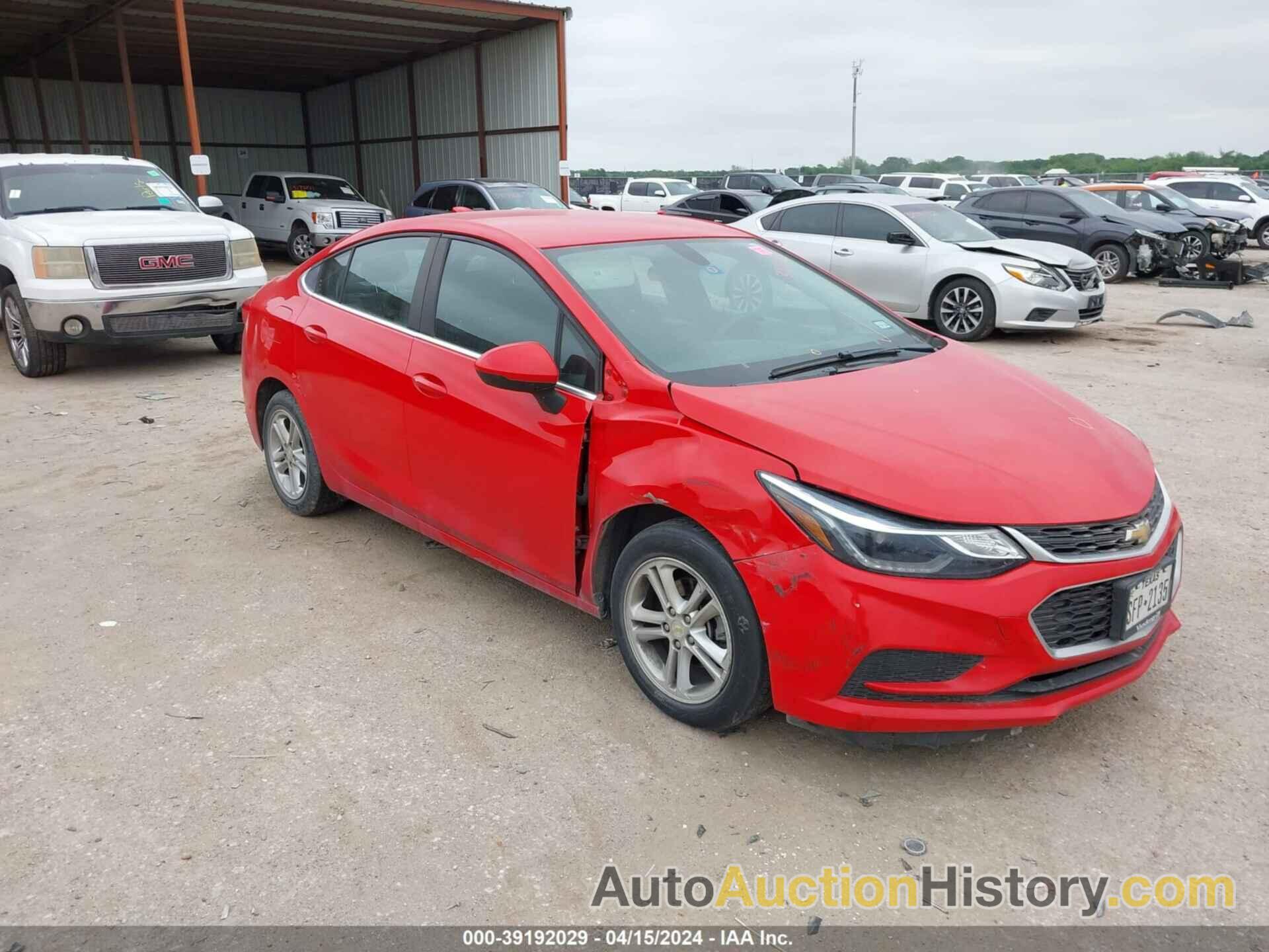 CHEVROLET CRUZE LT AUTO, 1G1BE5SM6G7249761