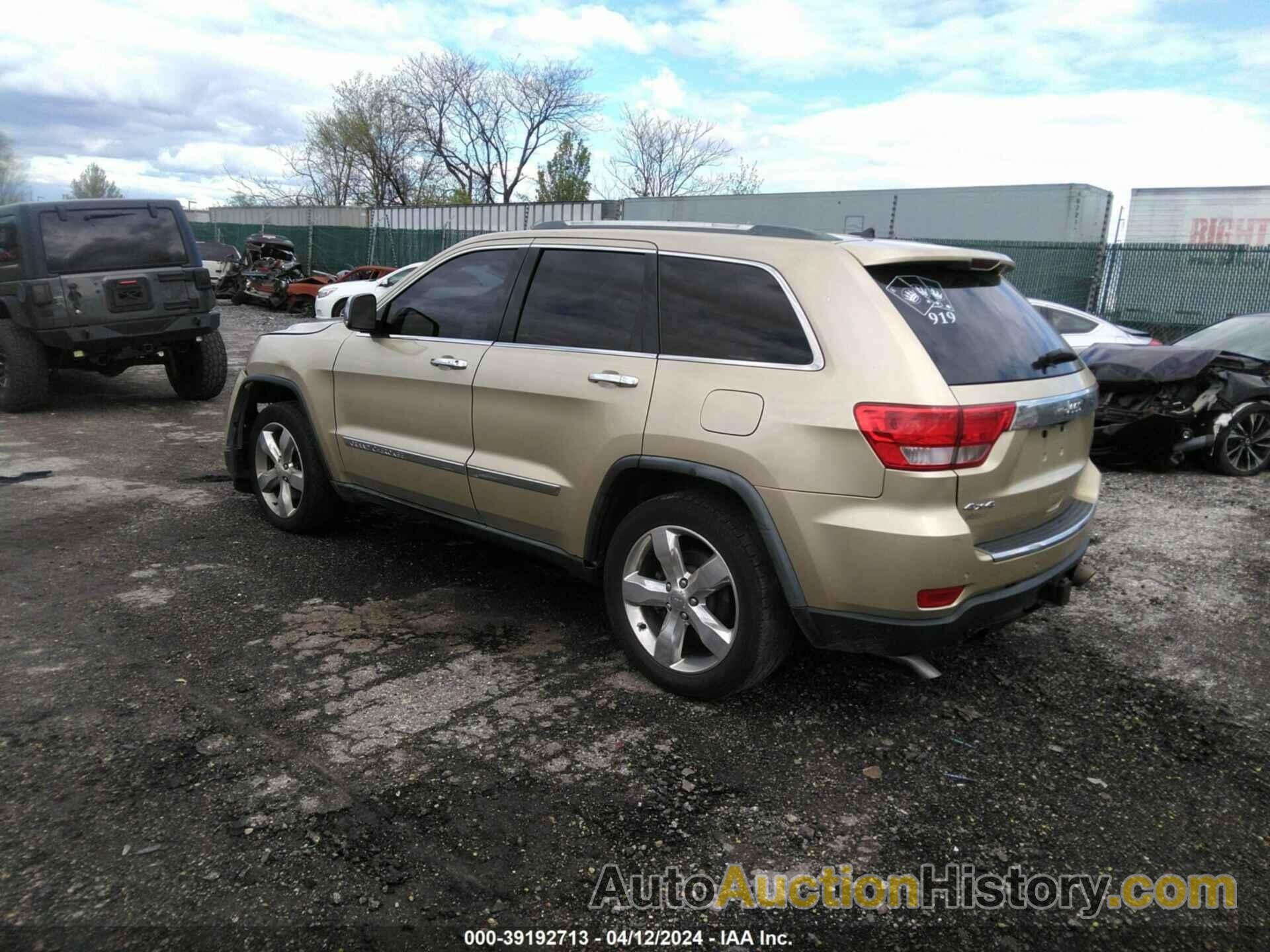 JEEP GRAND CHEROKEE OVERLAND, 1J4RR6GT6BC736033