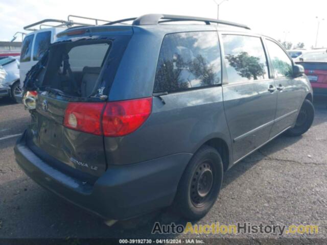 TOYOTA SIENNA LE, 5TDZA23C86S578794