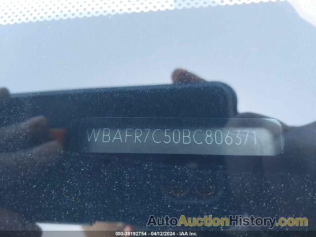 BMW 535I, WBAFR7C50BC806371
