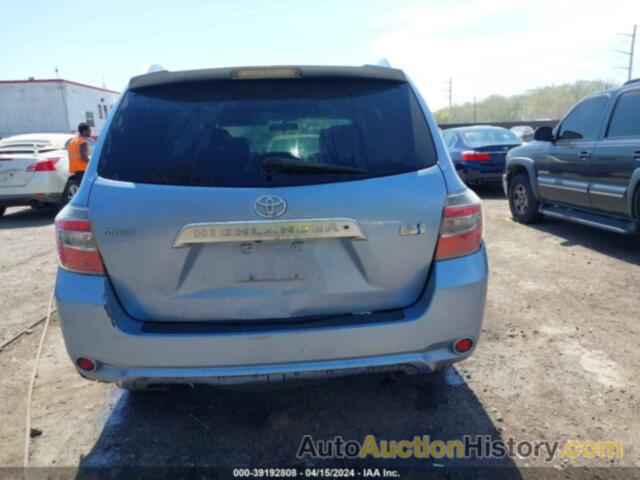 TOYOTA HIGHLANDER HYBRID, JTEEW41A882004618