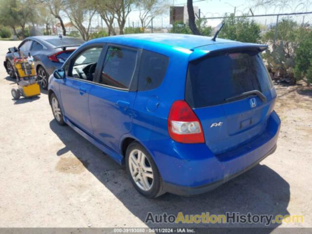 HONDA FIT SPORT, JHMGD376X7S061738