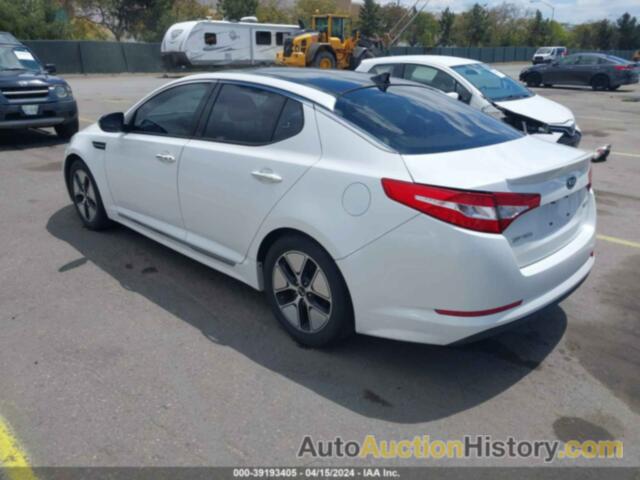 KIA OPTIMA HYBRID EX, KNAGM4AD6B5007940