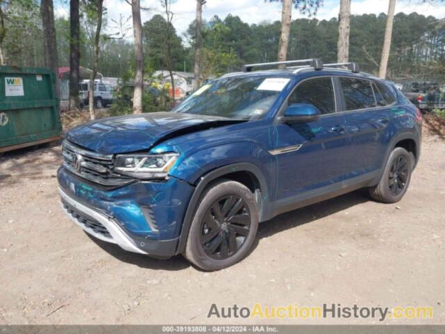 VOLKSWAGEN ATLAS CROSS SPORT 3.6L V6 SE W/TECHNOLOGY, 1V2HE2CA2NC222161