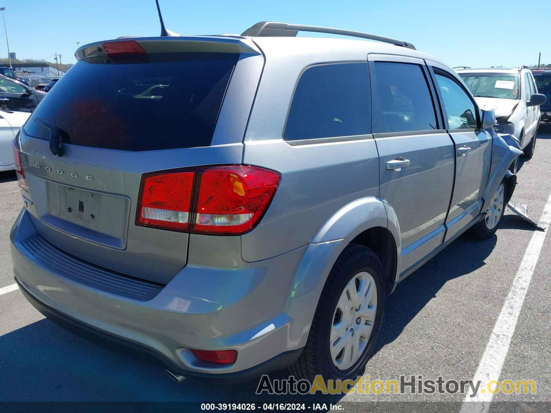 DODGE JOURNEY SE AWD, 3C4PDDBG1KT702094