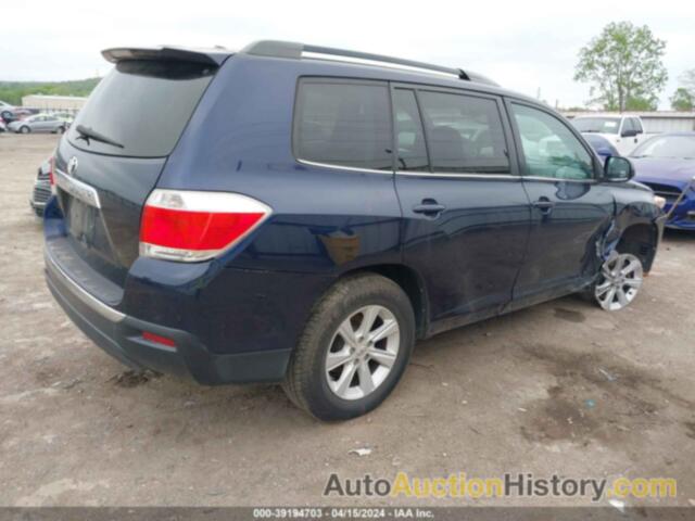 TOYOTA HIGHLANDER SE V6, 5TDZK3EH4CS084777