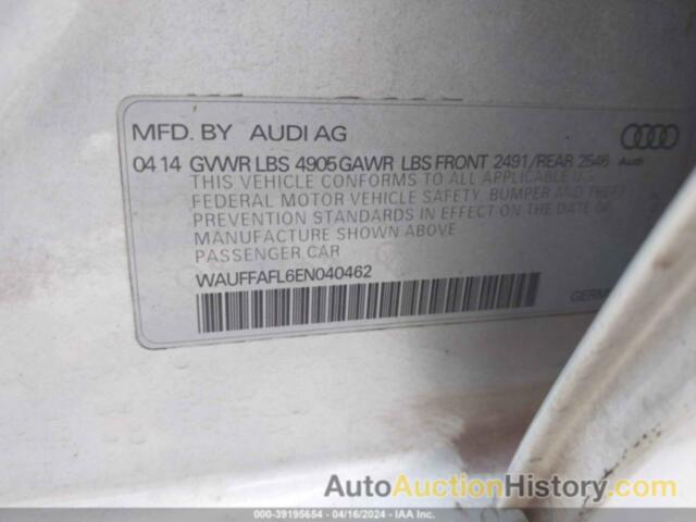 AUDI A4 PREMIUM PLUS, WAUFFAFL6EN040462