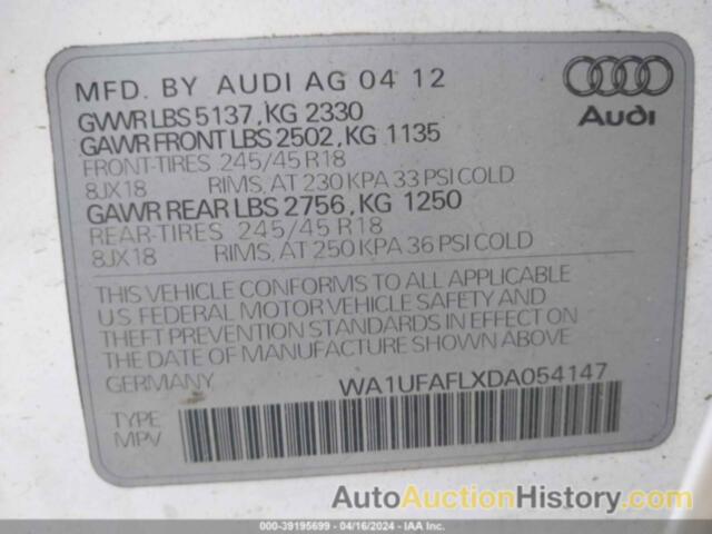 AUDI ALLROAD 2.0T PREMIUM PLUS, WA1UFAFLXDA054147