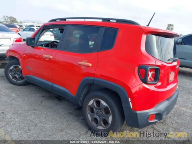 JEEP RENEGADE SPORT FWD, ZACCJAABXHPE84734