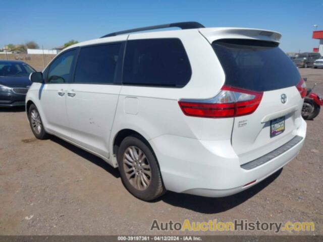 TOYOTA SIENNA XLE 8 PASSENGER, 5TDYK3DC2GS702282