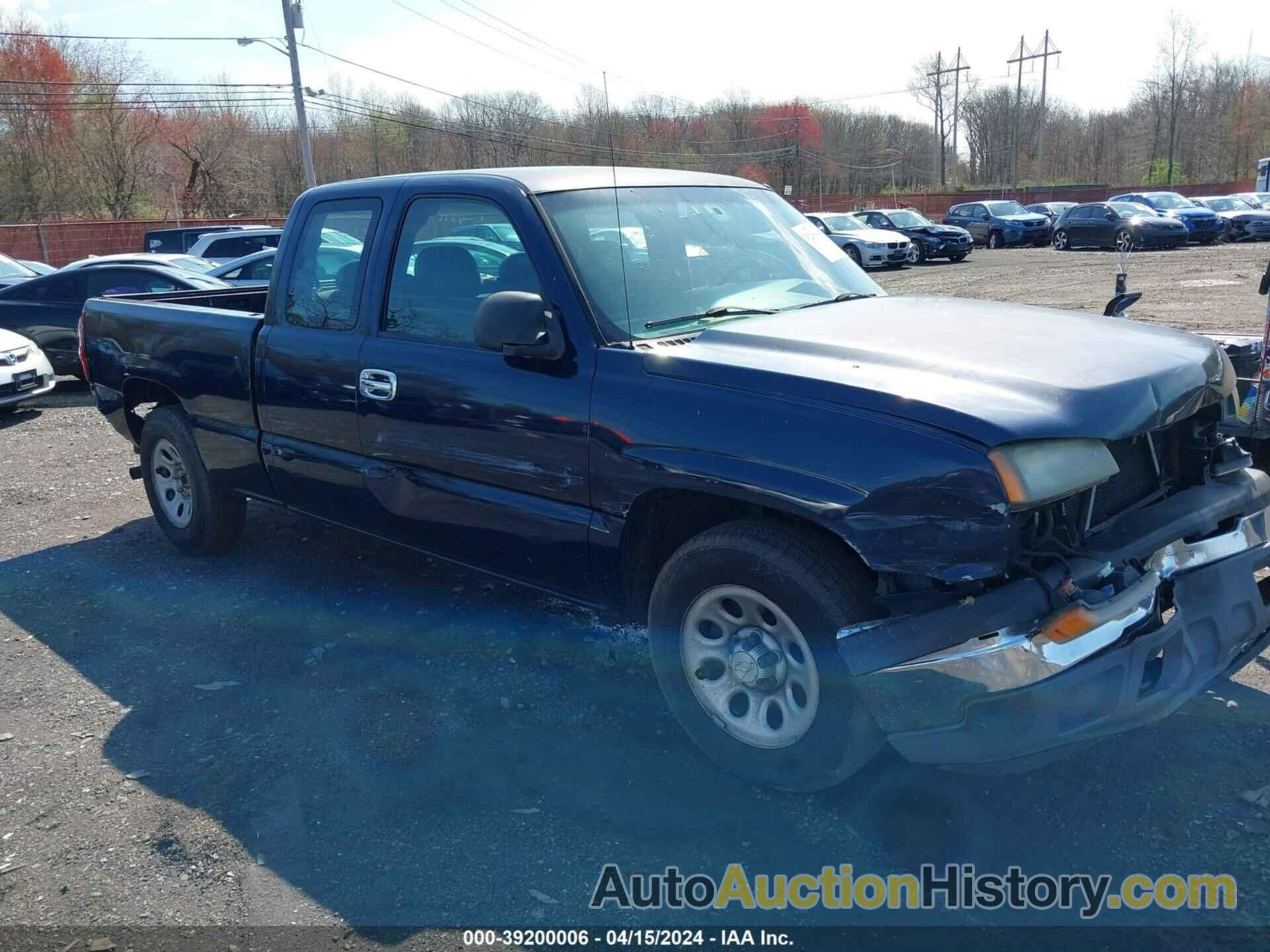 CHEVROLET SILVERADO 1500 WORK TRUCK, 1GCEC19X56Z167560