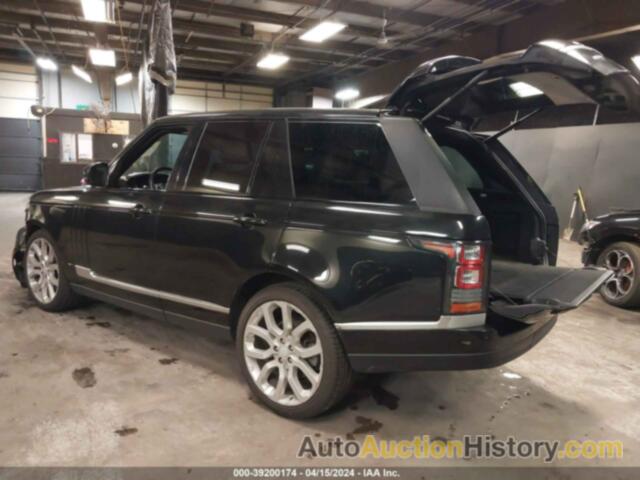 LAND ROVER RANGE ROVER 3.0L V6 SUPERCHARGED HSE, SALGS2VF5FA242912