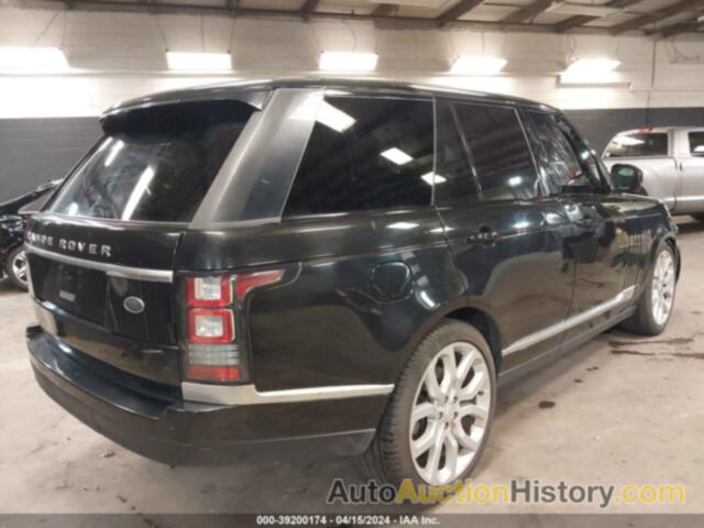 LAND ROVER RANGE ROVER 3.0L V6 SUPERCHARGED HSE, SALGS2VF5FA242912