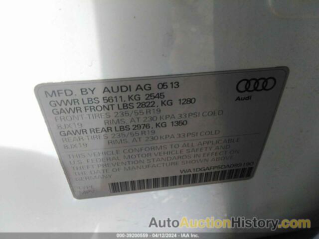 AUDI Q5 3.0T PREMIUM PLUS, WA1DGAFP5DA099190