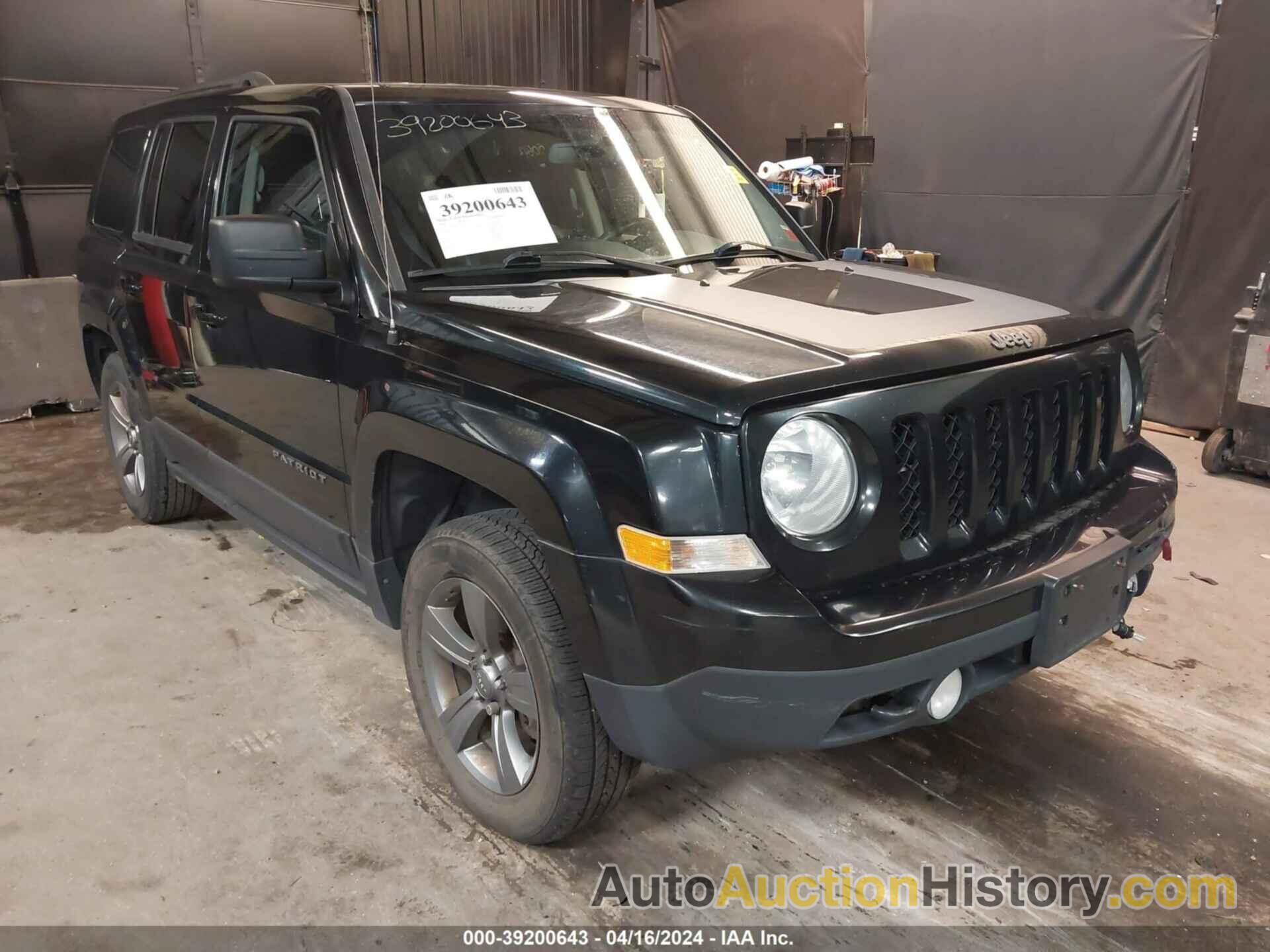 JEEP PATRIOT SPORT SE, 1C4NJRBB2GD673672