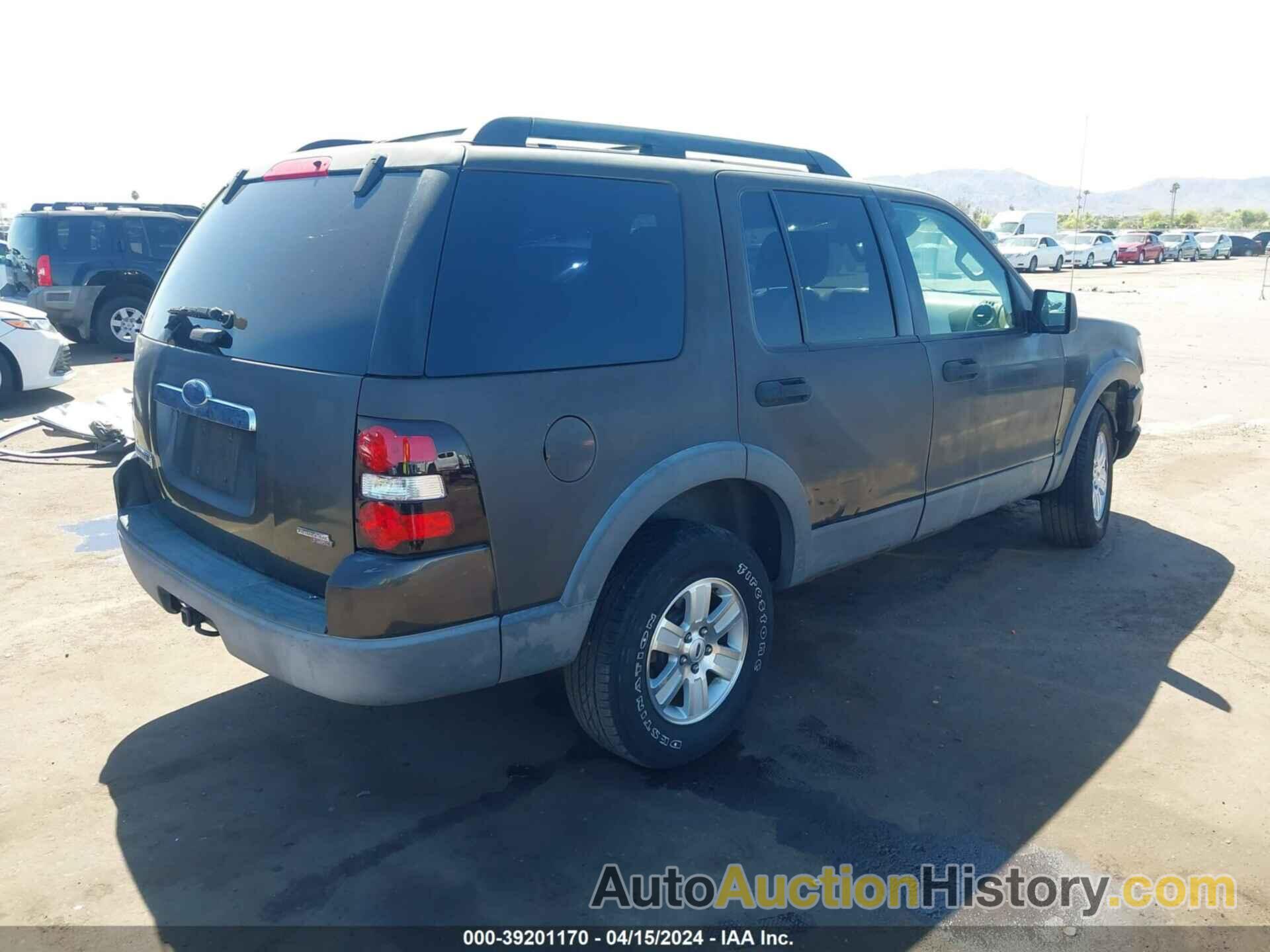 FORD EXPLORER XLT, 1FMEU73E76UA30376