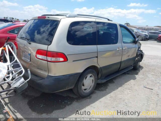 TOYOTA SIENNA LE, 4T3ZF13C51U371556