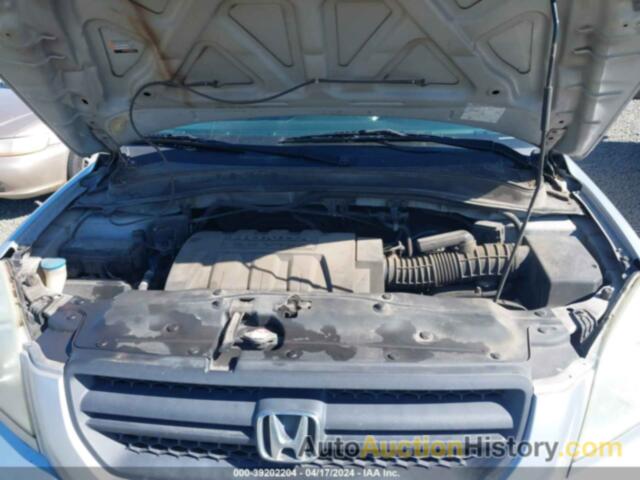 HONDA PILOT EX-L, 2HKYF18625H516502