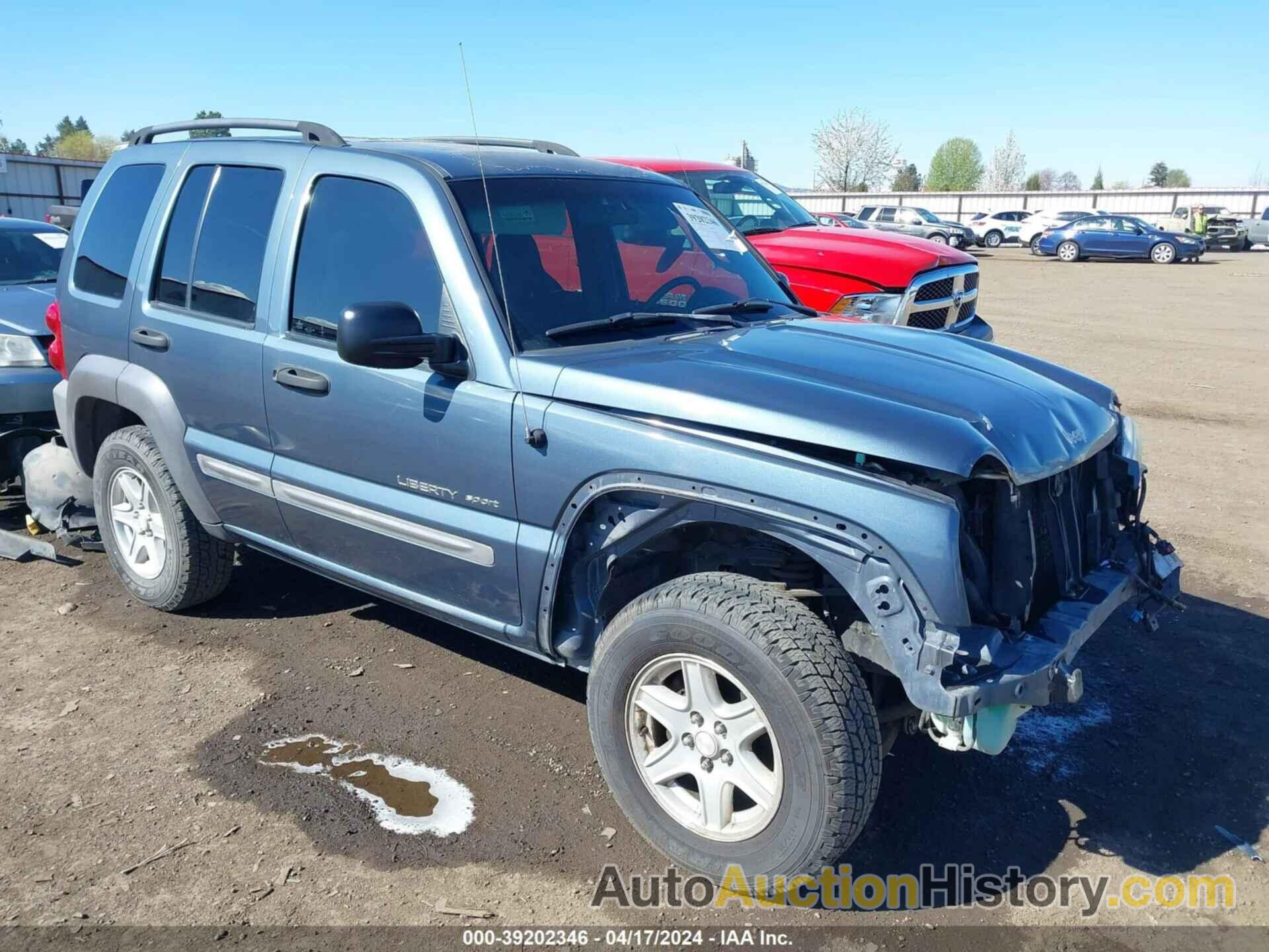 JEEP LIBERTY SPORT, 1J4GL48K32W356830