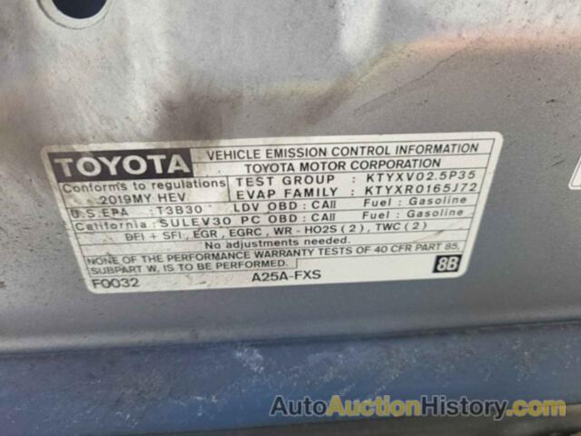 TOYOTA CAMRY LE, 4T1B31HK6KU511618