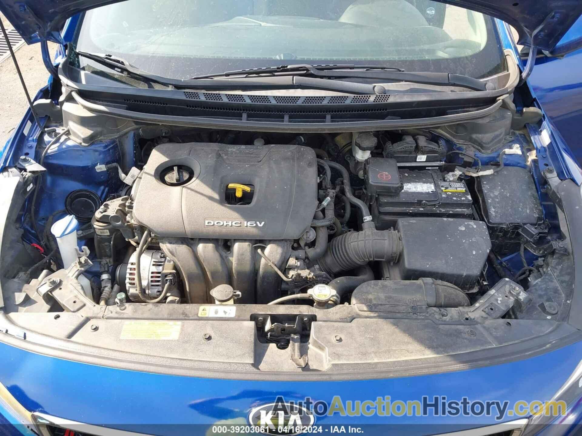 KIA FORTE LX, 3KPFK4A75HE130320