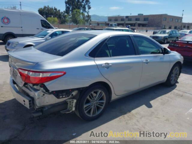 TOYOTA CAMRY SE, 4T1BF1FK6HU287527