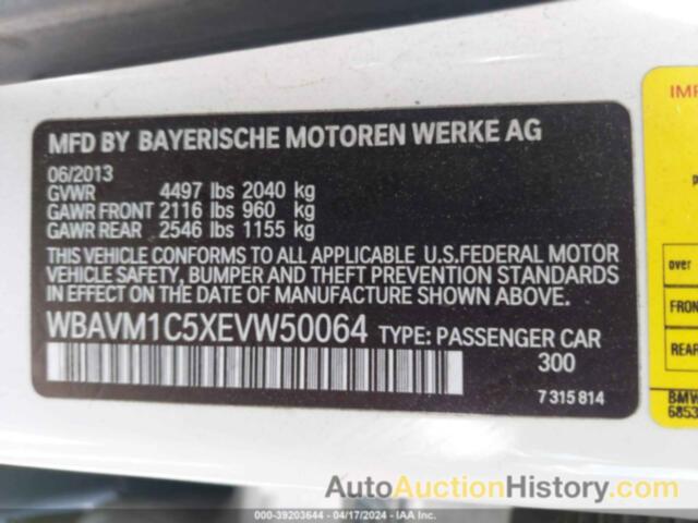 BMW X1 SDRIVE28I, WBAVM1C5XEVW50064