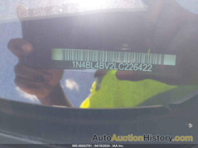 NISSAN ALTIMA S FWD, 1N4BL4BV2LC226422