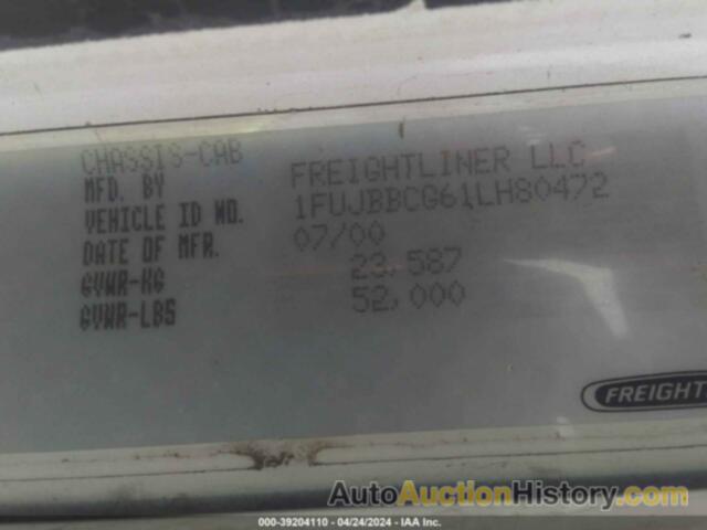 FREIGHTLINER ST120 ST120, 1FUJBBCG61LH80472