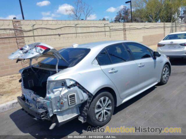 TOYOTA COROLLA HYBRID LE, JTDEBRBE8LJ025451