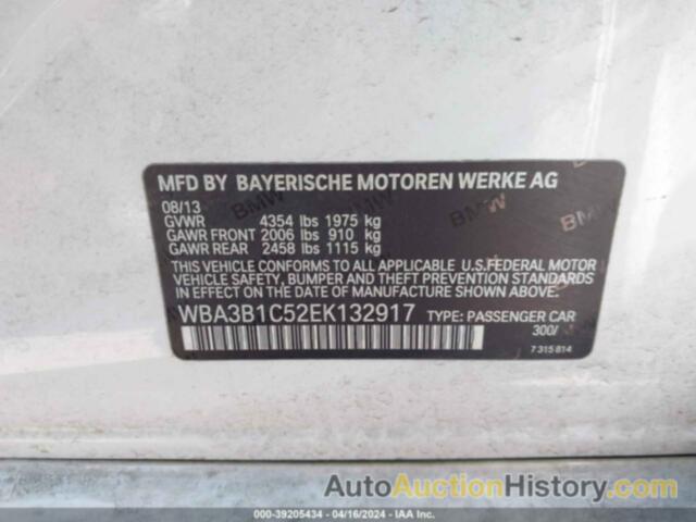 BMW 320 I, WBA3B1C52EK132917