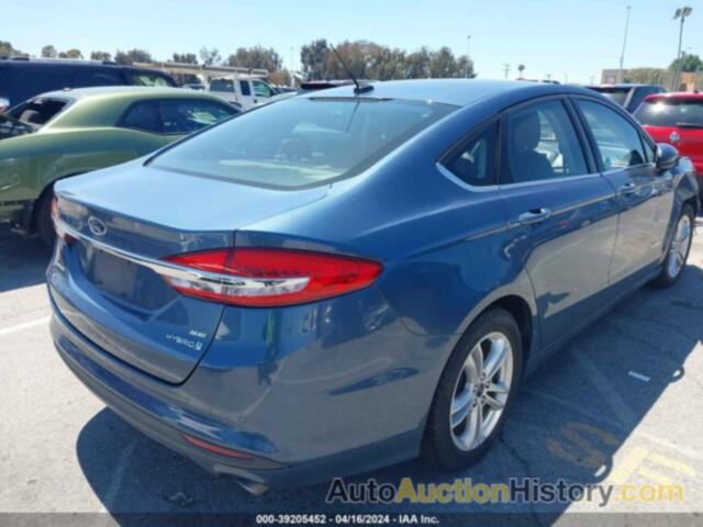 FORD FUSION HYBRID SE, 3FA6P0LU6JR274508