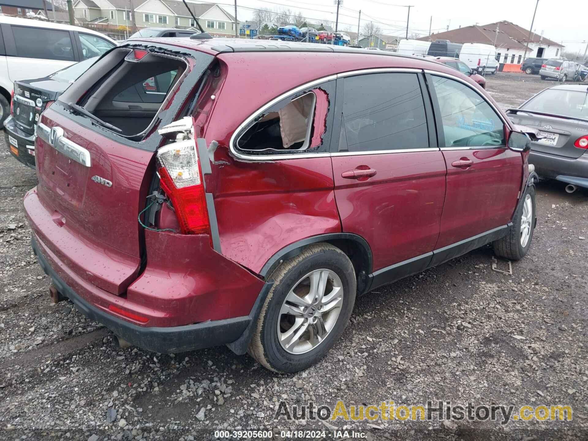 HONDA CR-V EX-L, 5J6RE4H73BL082481