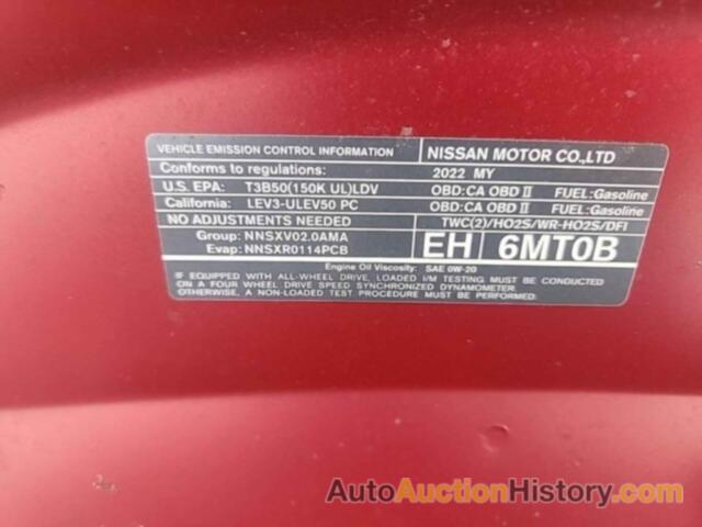NISSAN ROGUE SPORT S, JN1BJ1AW4NW474586