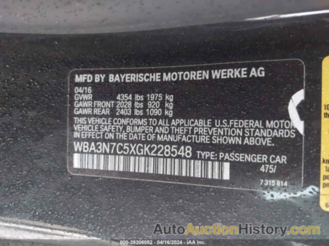 BMW 428I I, WBA3N7C5XGK228548