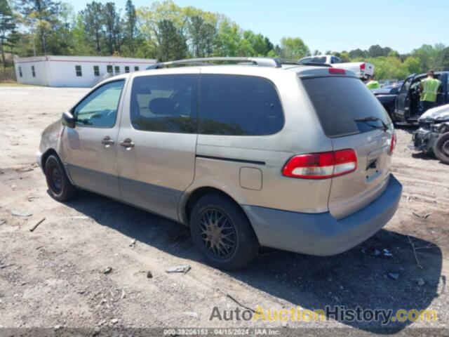 TOYOTA SIENNA CE, 4T3ZF19C53U542056